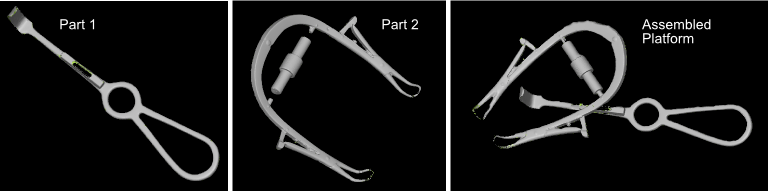 3D Scan of Endoscopic Platform — 3 stages